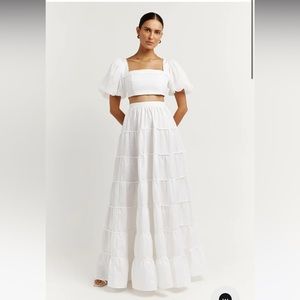 DISSH linen too & skirt